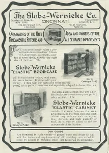 Retail Trade Prints: Ad For Globe Wernicke Bookcases