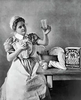 Washing Prints: Advertisement For Gold Dust Powder