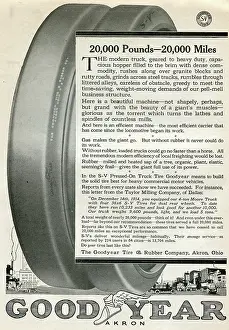 Tires Prints: Ad For Goodyear Tires