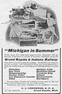Rapids Prints: Ad For Grand Rapids & Indiana Railway