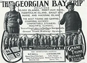 System Prints: Ad For Grand Trunk Railway