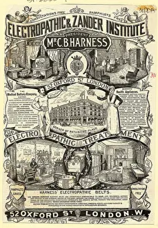 Ad for Harness Electropathic Belts