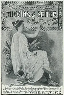 Retail Trade Prints: Ad For Higgins & Seiter China & Glass
