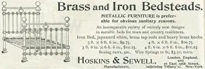 Retail Trade Prints: Ad For Hoskins & Sewell Beds