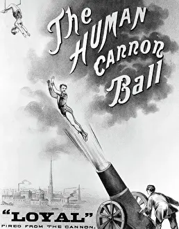 Advertisement Bill For The Human Cannonball