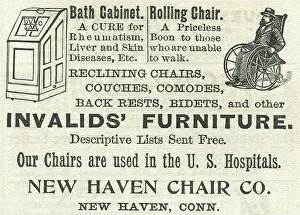 Advertisment Prints: Ad For Invalids' Furniture