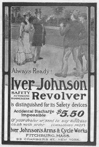 Revolver Prints: Ad For Iver Johnson Revolvers