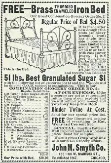 Retail Trade Prints: Ad For John Smyth Company