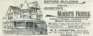 Advertising Prints: Ad For Johnston Architect
