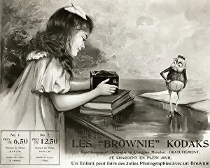 Advertisement for Kodak Brownie Cameras