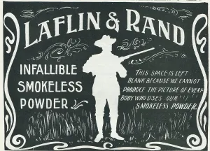 Powder Prints: Ad For Laflin & Rand Gun Powder
