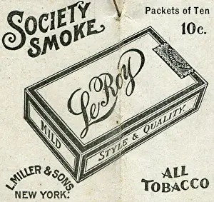 Advertisment Prints: Ad For LeRoy Cigarettes