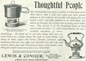 Advertisment Prints: Ad For Lewis & Conger