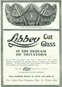 Advertisment Prints: Ad For Libbey Cut Glass