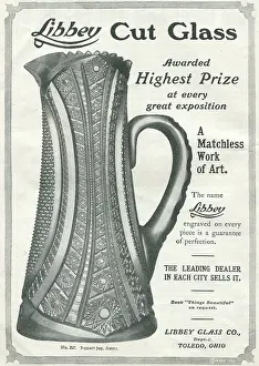 Advertisment Prints: Ad For Libbey Cut Glass