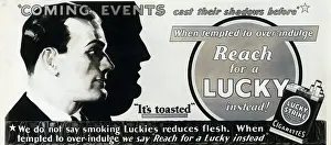 Good Luck Prints: Ad For Lucky Cigarettes