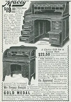 Advertisment Prints: Ad For Macey Furniture Company