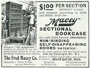 Advertisment Prints: Ad For Macey Furniture Company