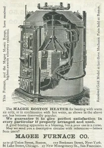 Advertising Prints: Ad For Magee Boston Heater