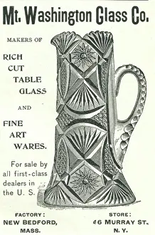 Advertisment Prints: Ad For Mt. Washington Cut Glass