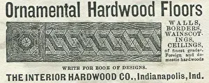 Advertising Prints: Ad For Ornamental Hardwood Floors