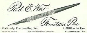 Advertisment Prints: Ad For Paul Wirt Fountain Pen