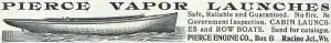 Advertising Prints: Ad For Pierce Launches & Boats