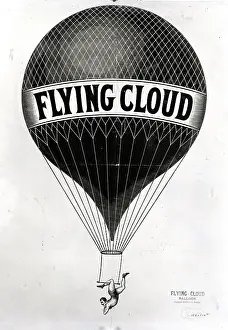 Balloon Prints: Advertising Poster With Balloon, Flying C