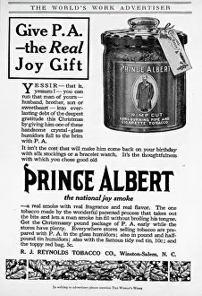Advertisement For Prince Albert Tobacco