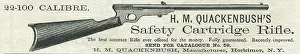 Cartridge Prints: Ad For Quackenbush Rifle