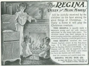Advertising Prints: Ad For 'Regina Music Box'