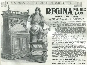 Advertising Prints: Ad For 'Regina Music Box'