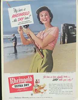 Advertisement for Rheingold Dry Beer