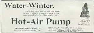 Advertising Prints: Ad For Rider Ericsson Water Pump