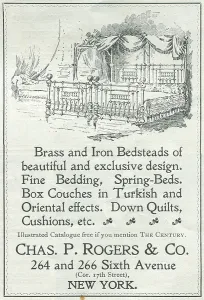 Retail Trade Prints: Ad For Rogers & Co Beds