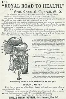 Advertising Prints: Ad For Royal Road To Health Book