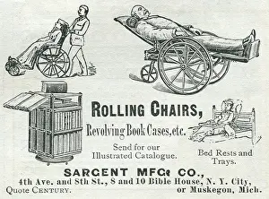 Advertisment Prints: Ad For Sargent Furniture Company