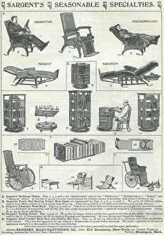 Advertisment Prints: Ad For Sargent Furniture Company