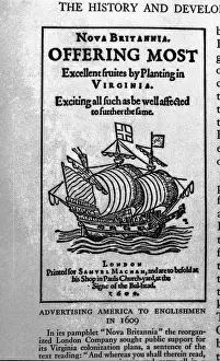 Advertisement Seeking Colonists for Virginia