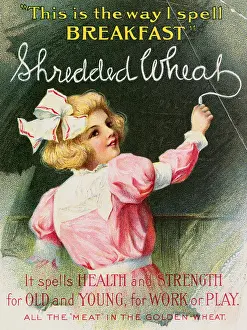 Wheat Prints: Advertisement for Shredded Wheat
