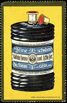Stationery Prints: Advertising stamp ink Paul Strebel