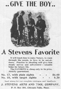 Rifles Prints: Ad For Stevens Firearms