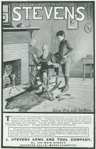 Rifles Prints: Ad For Stevens Firearms