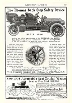 Wagon Prints: Advertisement for Thomas Motor Company