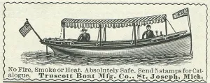 Advertising Prints: Ad For Truscott Boats