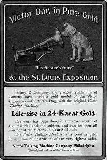 Exhibit Prints: Ad For Victor & Co. Exhibit