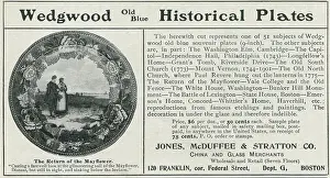 Advertisment Prints: Ad For Wedgwood China