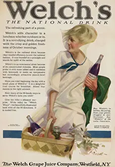 Juice Prints: Advertisement for Welch's Grape Juice