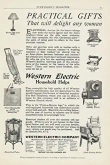 Household Appliance Prints: Advertisement for Western Electric Appliances