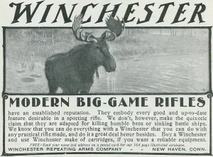 Ammunition Prints: Ad For Winchester Rifles